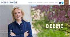 Desktop Screenshot of debbiedingellforcongress.com